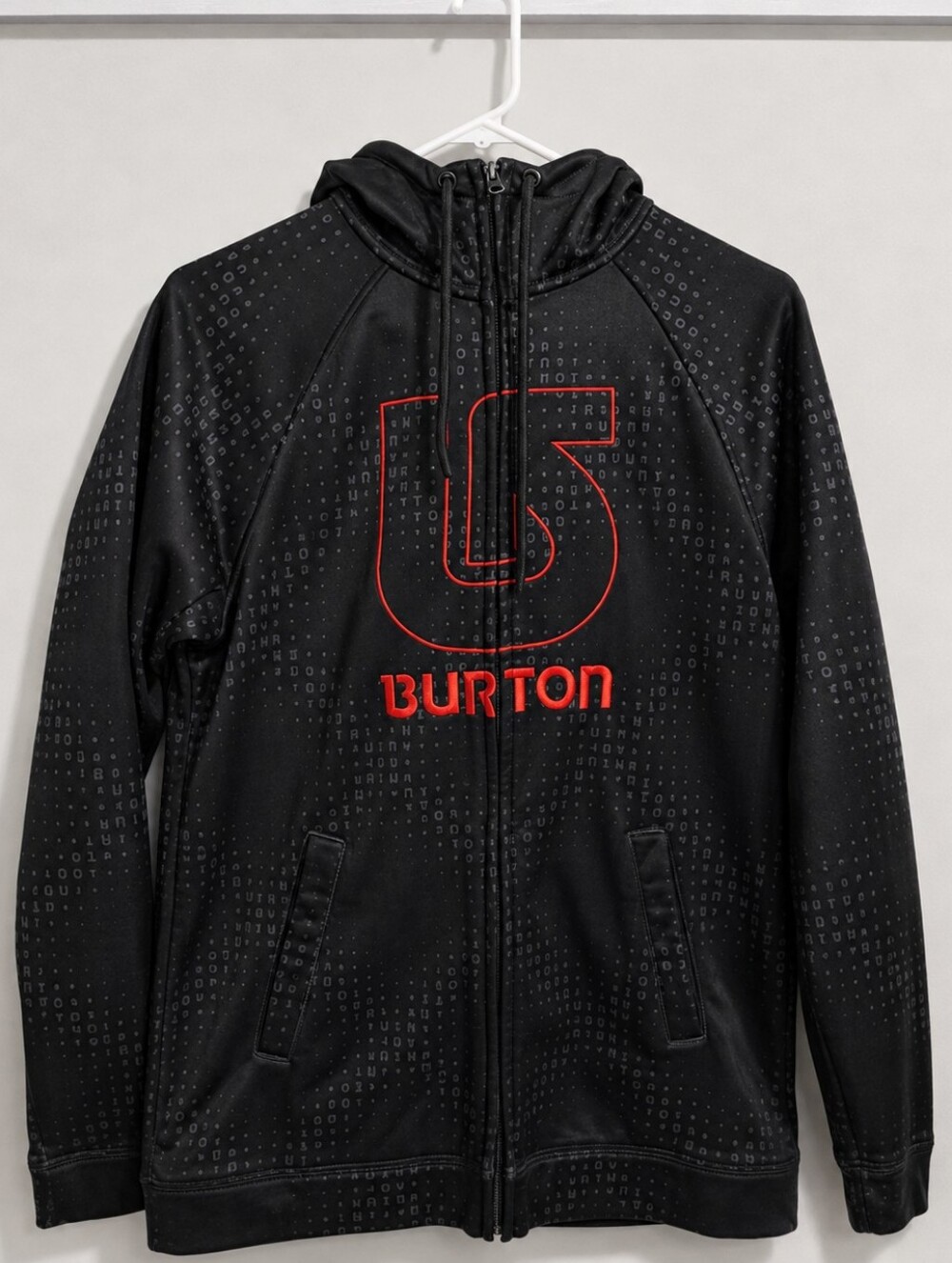 Burton Snowboards Durable Goods fleece hoodie. Mens Size Small